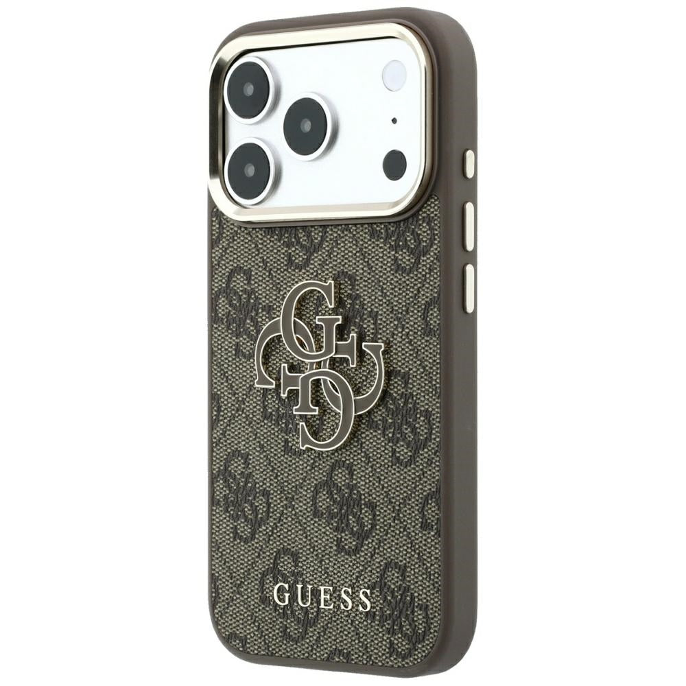 Capa Guess Hardcase 4G Big Resin Logo - iPhone 17 Pro Max / 18 Pro Max - Castanho