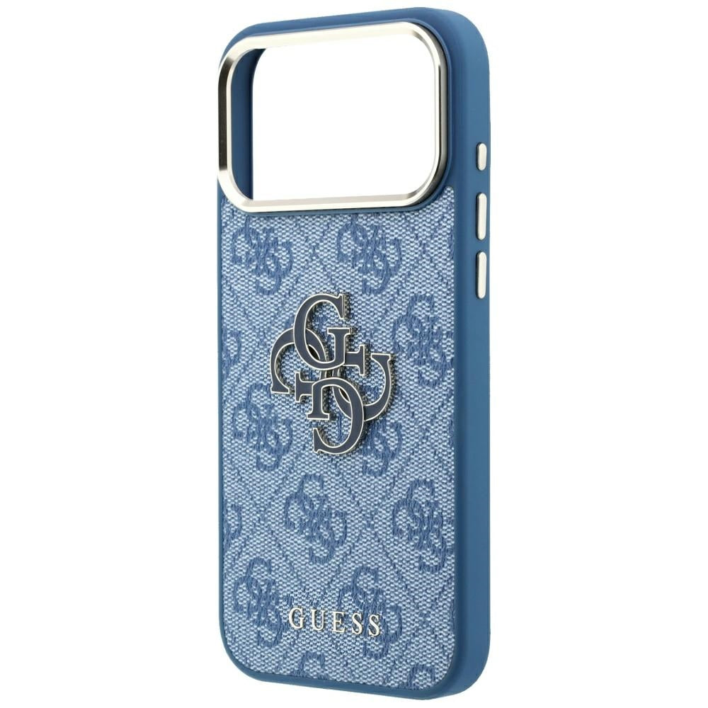 Capa Guess Hardcase 4G Big Resin Logo - iPhone 17 Pro Max / 18 Pro Max - Azul