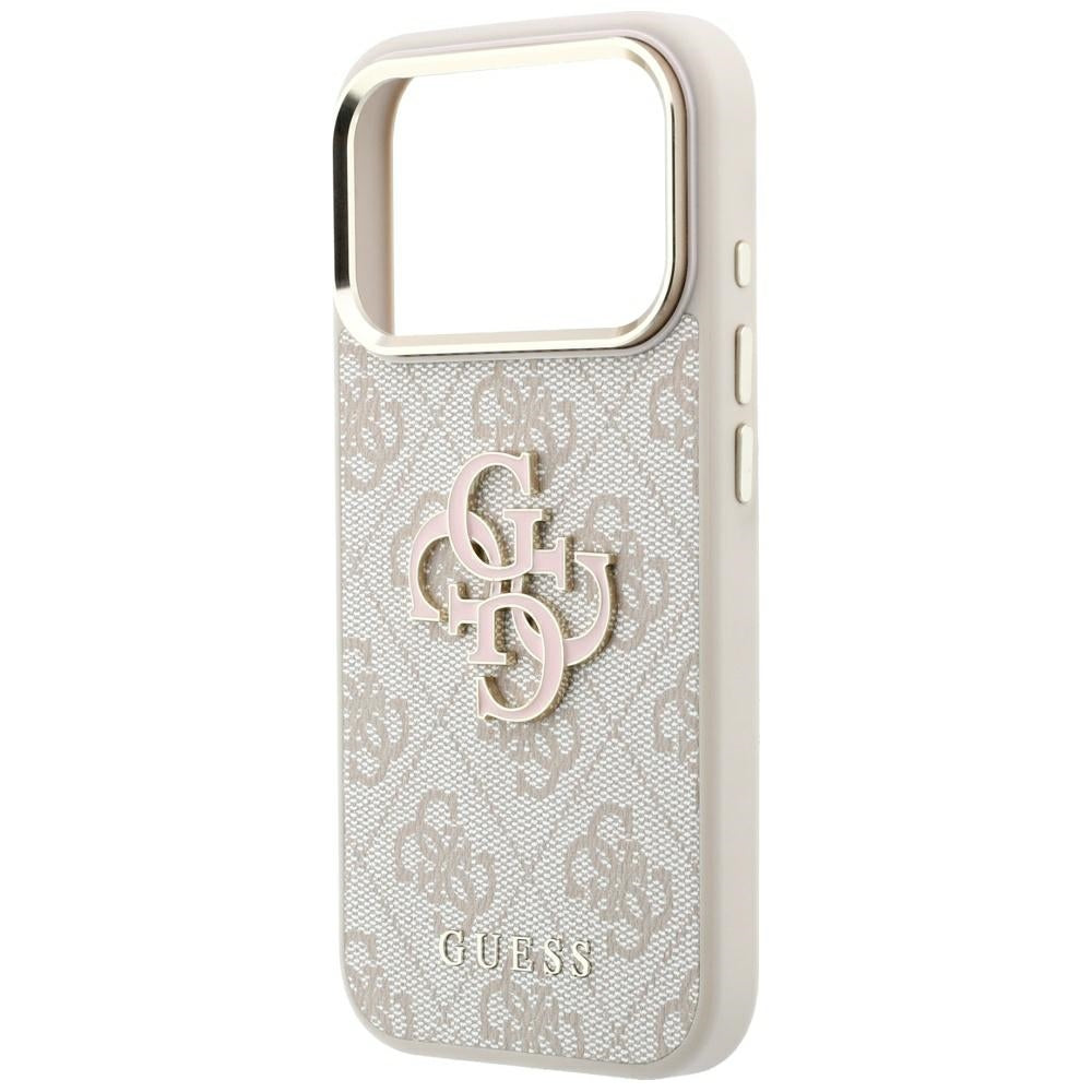 Capa Guess Hardcase 4G Big Resin Logo - iPhone 17 Pro Max / 18 Pro Max - Rosa