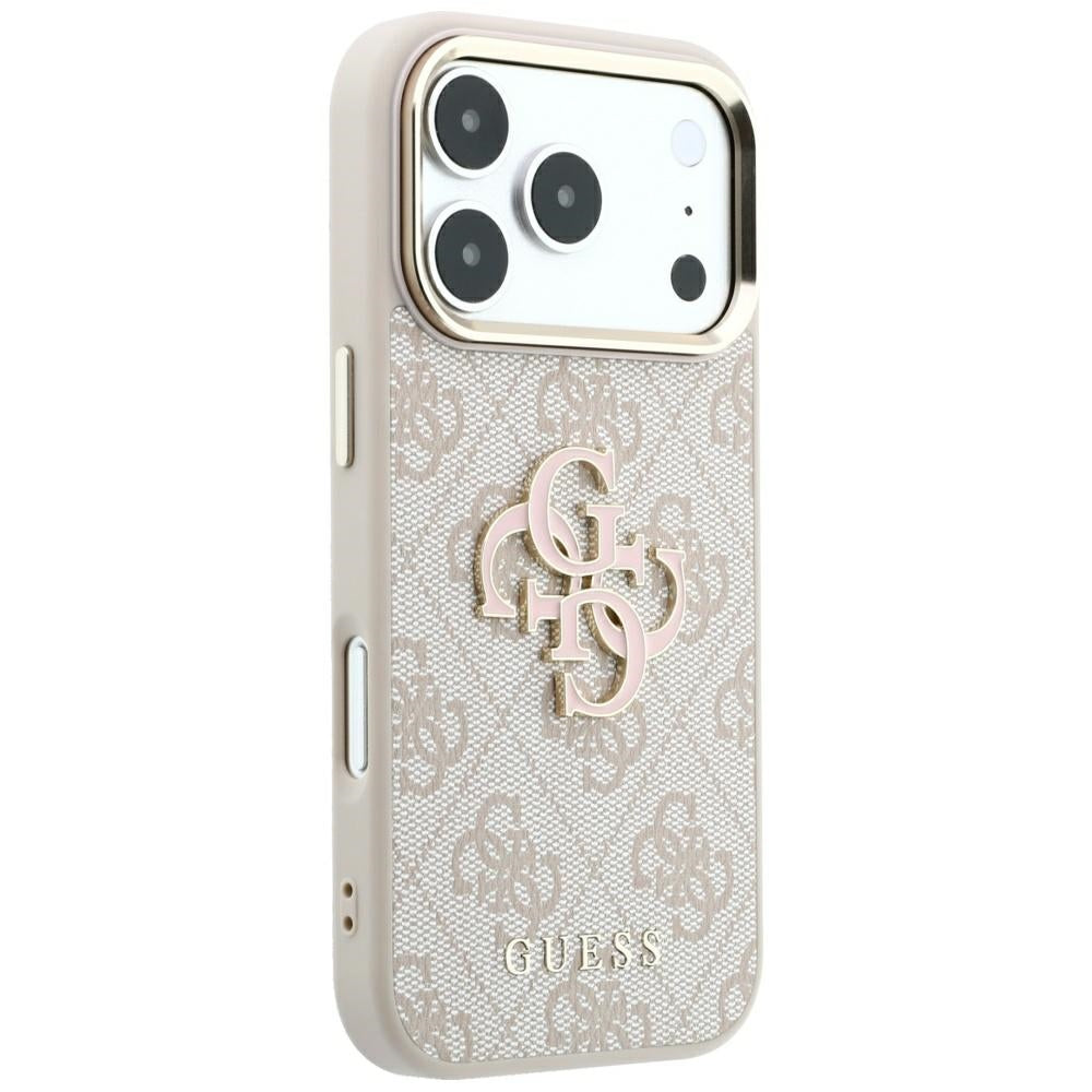 Capa Guess Hardcase 4G Big Resin Logo - iPhone 17 Pro Max / 18 Pro Max - Rosa
