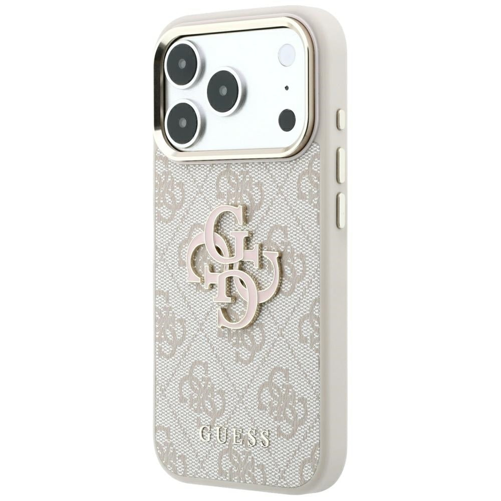 Capa Guess Hardcase 4G Big Resin Logo - iPhone 17 Pro Max / 18 Pro Max - Rosa