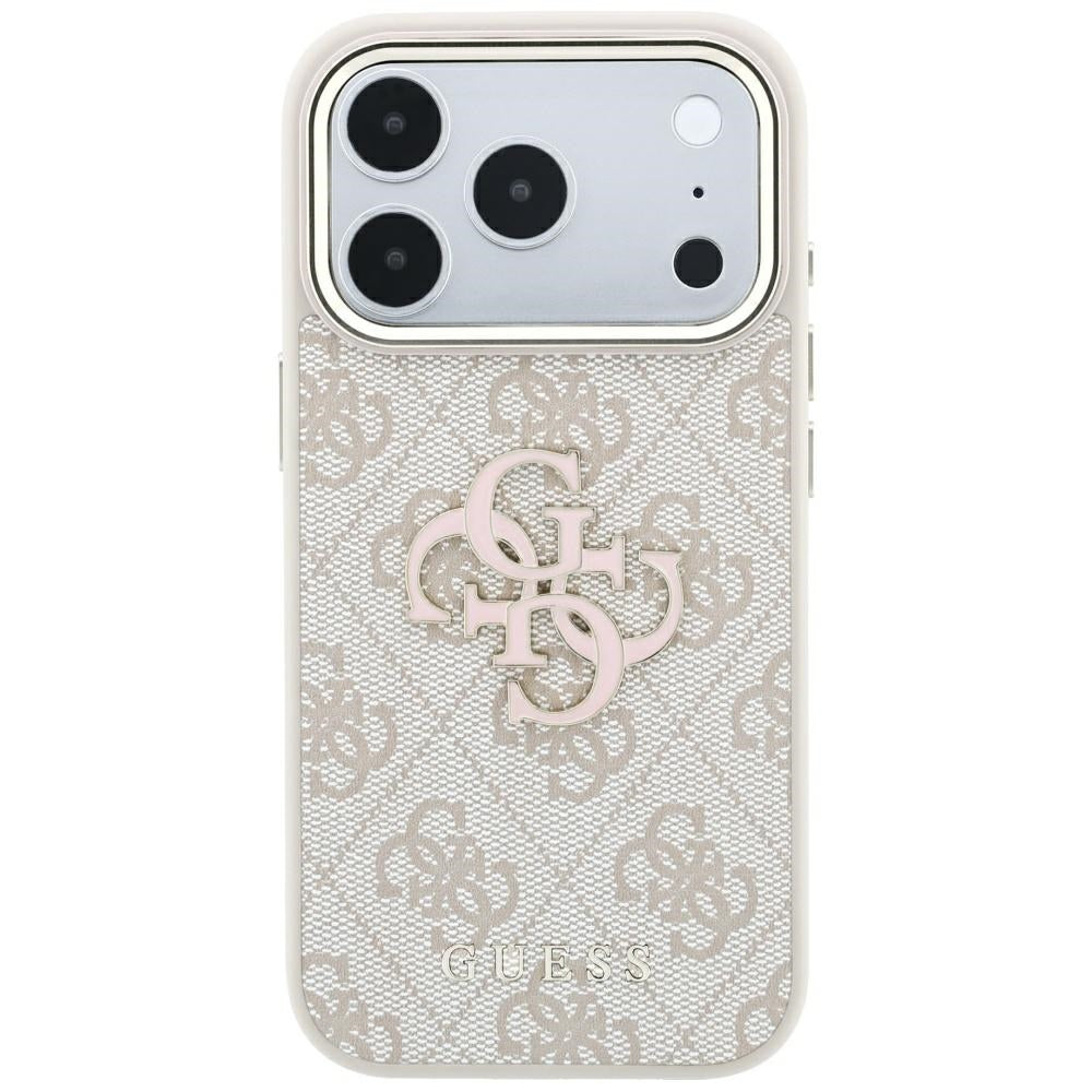 Capa Guess Hardcase 4G Big Resin Logo - iPhone 17 Pro Max / 18 Pro Max - Rosa