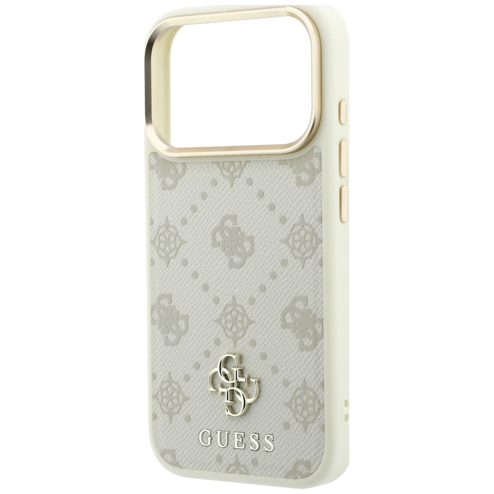 Capa Guess Peony 4G Small Logo MagSafe - iPhone 17 Pro Max / 18 Pro Max - Bege