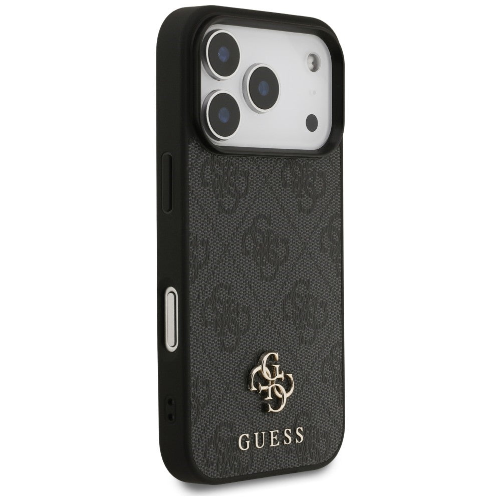 Capa Guess 4G Small and Classic Logo MagSafe - iPhone 17 Pro / 18 Pro - Preto