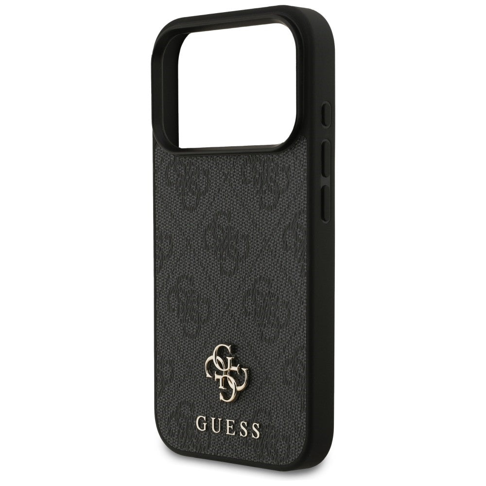 Capa Guess 4G Small and Classic Logo MagSafe - iPhone 17 Pro / 18 Pro - Preto
