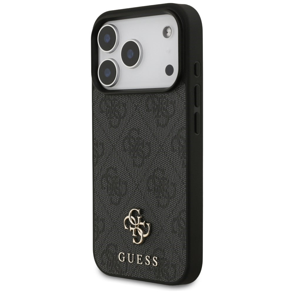 Capa Guess 4G Small and Classic Logo MagSafe - iPhone 17 Pro / 18 Pro - Preto
