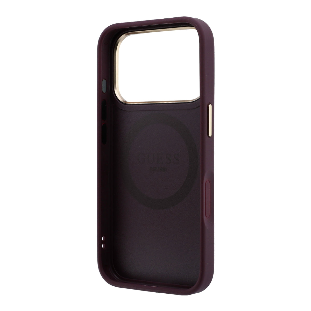 Capa Guess Peony 4G Small Logo MagSafe - iPhone 17 Pro Max / 18 Pro Max - Bordeaux