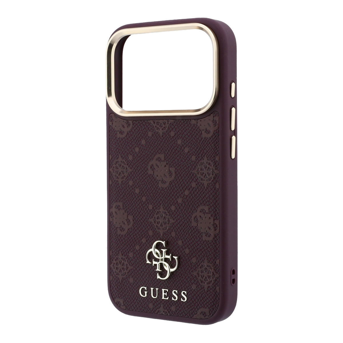 Capa Guess Peony 4G Small Logo MagSafe - iPhone 17 Pro Max / 18 Pro Max - Bordeaux