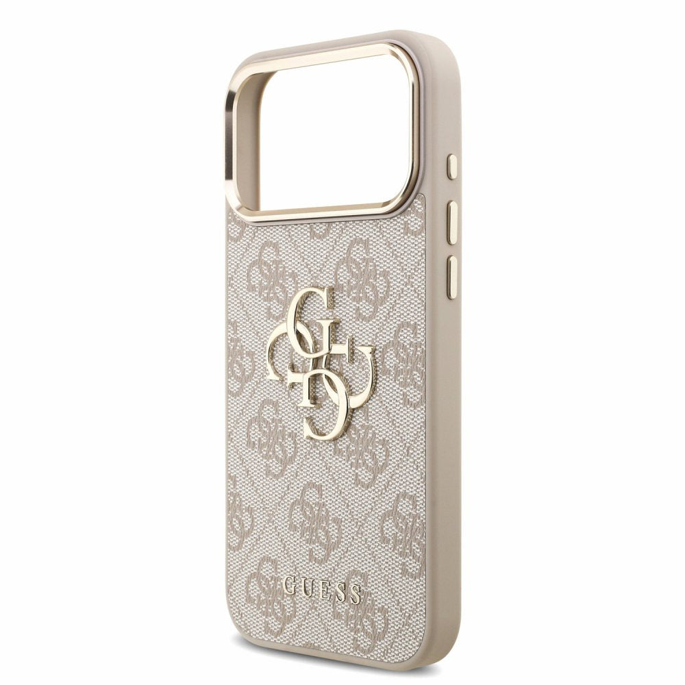 Capa Guess Hardcase 4G Classic Logo with Strap - iPhone 17 Pro / 18 Pro - Rosa