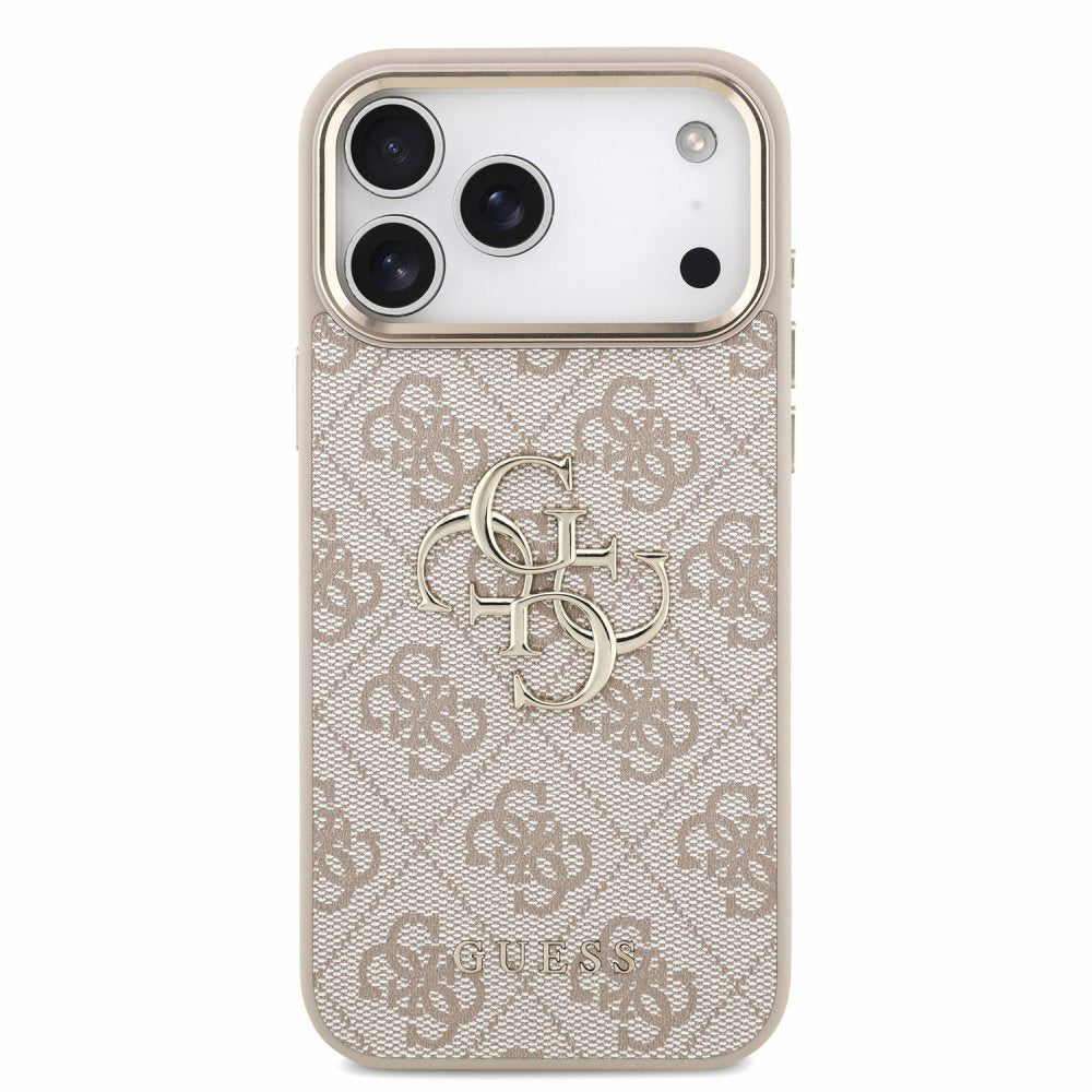 Capa Guess Hardcase 4G Classic Logo with Strap - iPhone 17 Pro Max / 18 Pro Max - Rosa