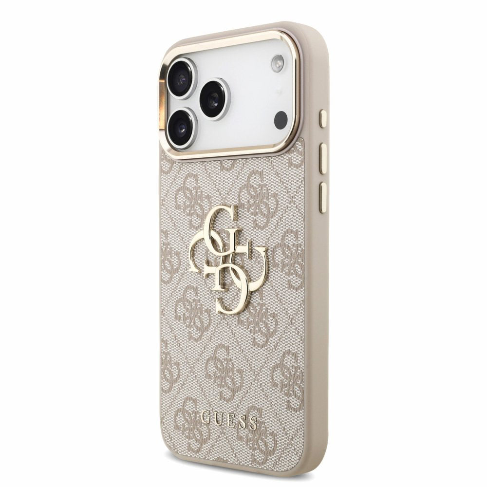 Capa Guess Hardcase 4G Classic Logo with Strap - iPhone 17 Pro Max / 18 Pro Max - Rosa