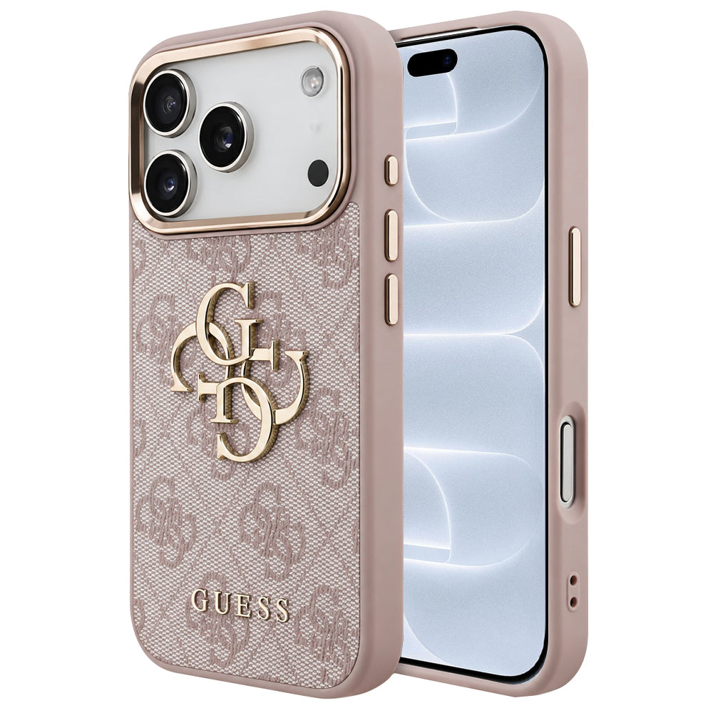 Capa Guess Hardcase 4G Big Classic Logo - iPhone 17 Pro / 18 Pro - Rosa