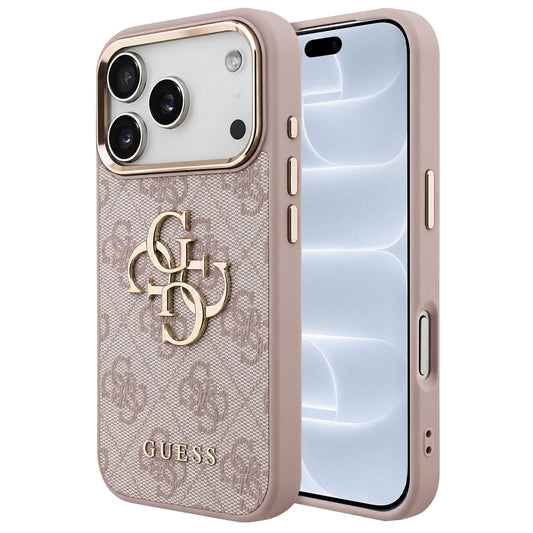 Capa Guess Hardcase 4G Big Classic Logo - iPhone 17 Pro / 18 Pro - Rosa
