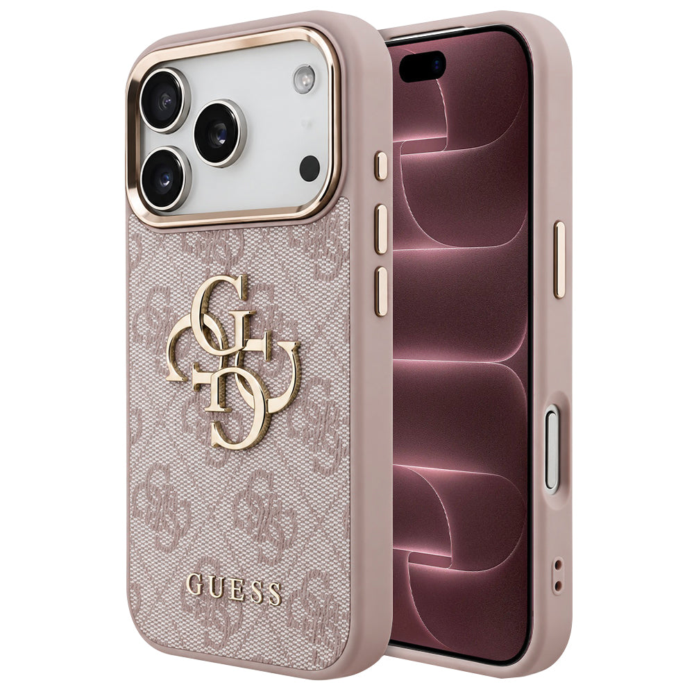 Capa Guess Hardcase 4G Big Classic Logo - iPhone 17 Pro Max / 18 Pro Max - Rosa