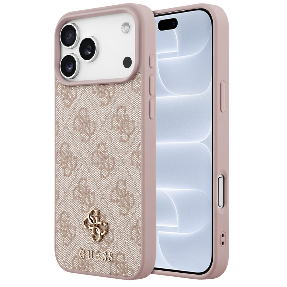 Capa Guess Hardcase 4G Small & Classic MagSafe - iPhone 17 Pro / 18 Pro - Rosa