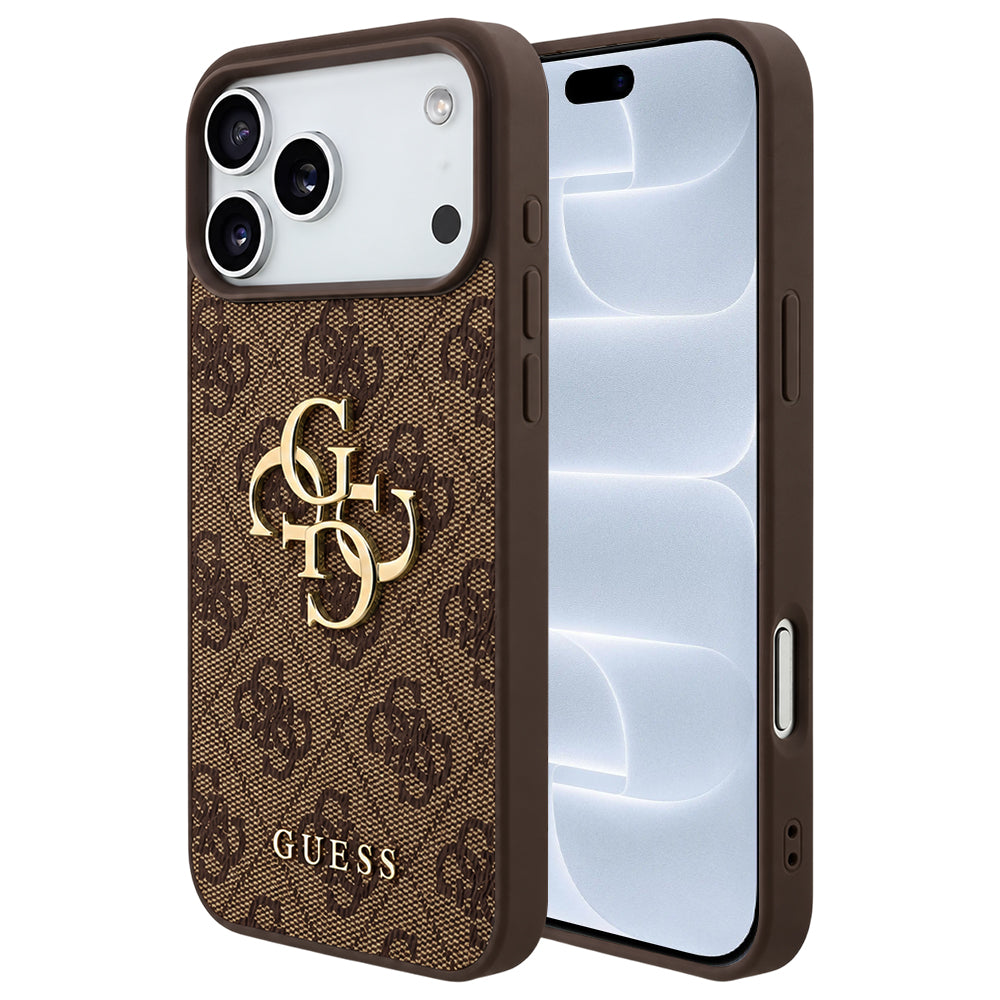 Capa Guess Hardcase 4G Big Logo - iPhone 17 Pro / 18 Pro - Castanho