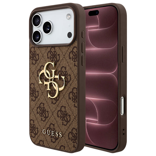 Capa Guess Hardcase 4G Big Logo - iPhone 17 Pro Max / 18 Pro Max - Castanho