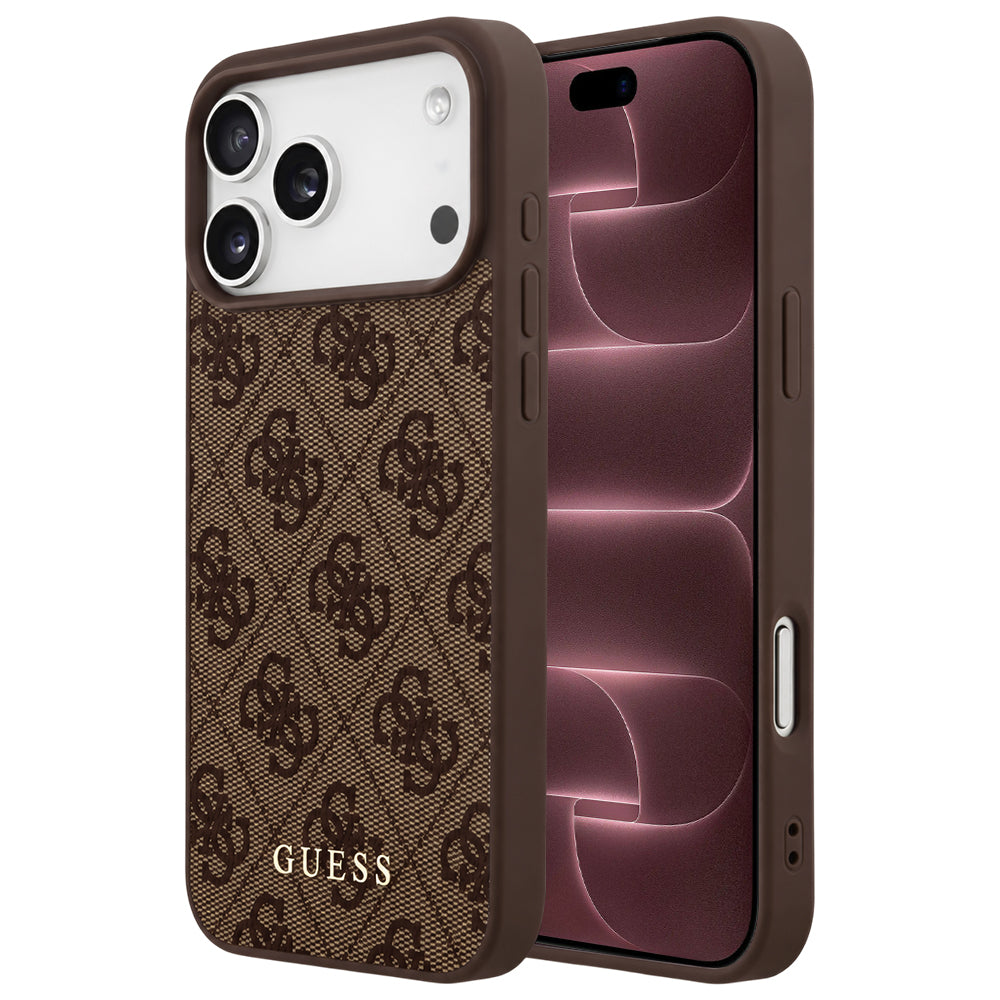 Capa Guess Hardcase 4G Classic Logo - iPhone 17 Pro Max / 18 Pro Max - Castanho