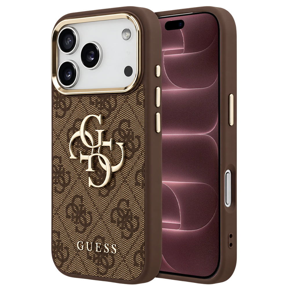 Capa Guess Hardcase 4G Big Classic Logo - iPhone 17 Pro Max / 18 Pro Max - Castanho