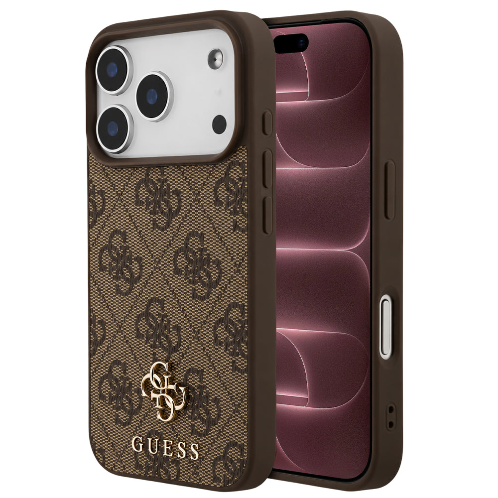 Capa Guess Hardcase 4G Small & Classic MagSafe - iPhone 17 Pro Max / 18 Pro Max - Castanho