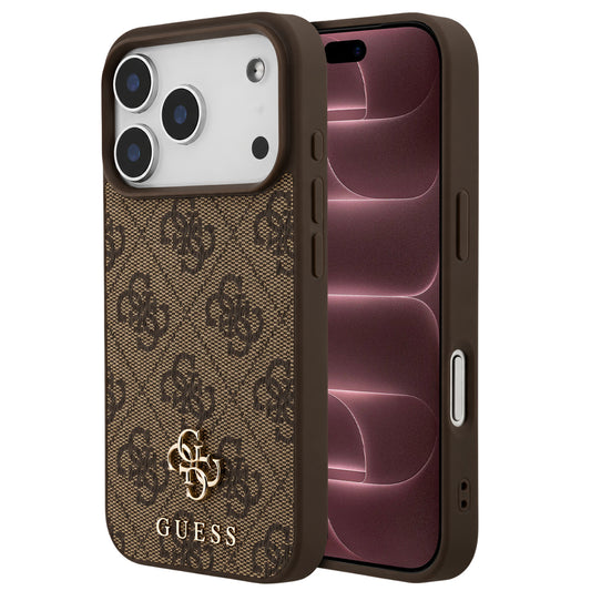 Capa Guess Hardcase 4G Small & Classic MagSafe - iPhone 17 Pro Max / 18 Pro Max - Castanho