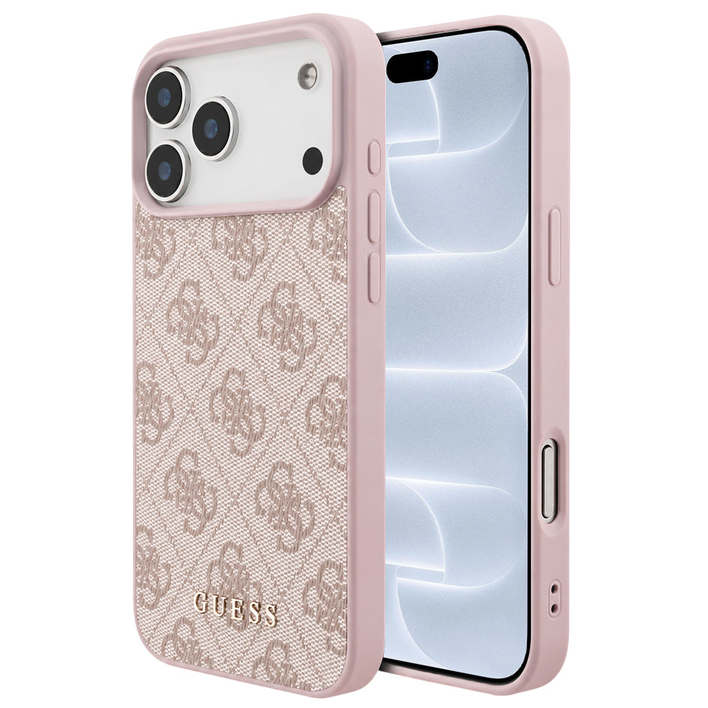 Capa Guess Hardcase 4G Classic Logo - iPhone 17 Pro / 18 Pro - Rosa