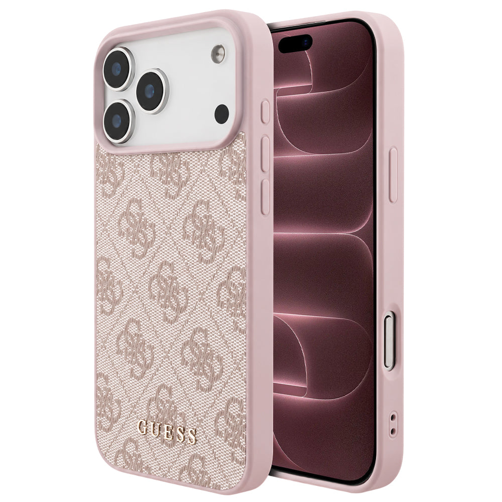 Capa Guess Hardcase 4G Classic Logo - iPhone 17 Pro Max / 18 Pro Max - Rosa