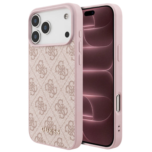 Capa Guess Hardcase 4G Classic Logo - iPhone 17 Pro Max / 18 Pro Max - Rosa