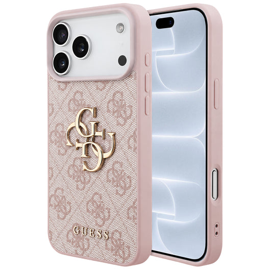 Capa Guess Hardcase 4G Big Logo - iPhone 17 Pro / 18 Pro - Rosa