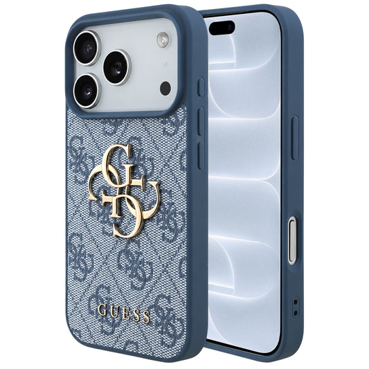 Capa Guess Hardcase 4G Big Logo - iPhone 17 Pro / 18 Pro - Azul