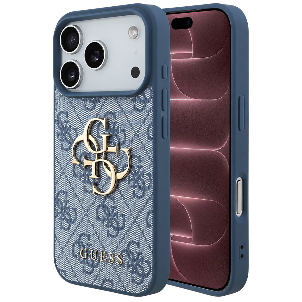 Capa Guess Hardcase 4G Big Logo - iPhone 17 Pro Max / 18 Pro Max - Azul