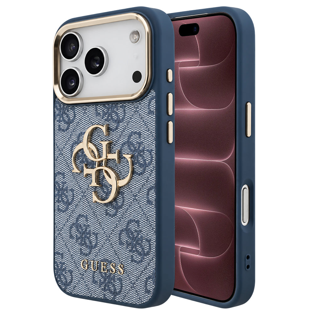 Capa Guess Hardcase 4G Big Classic Logo - iPhone 17 Pro Max / 18 Pro Max - Azul