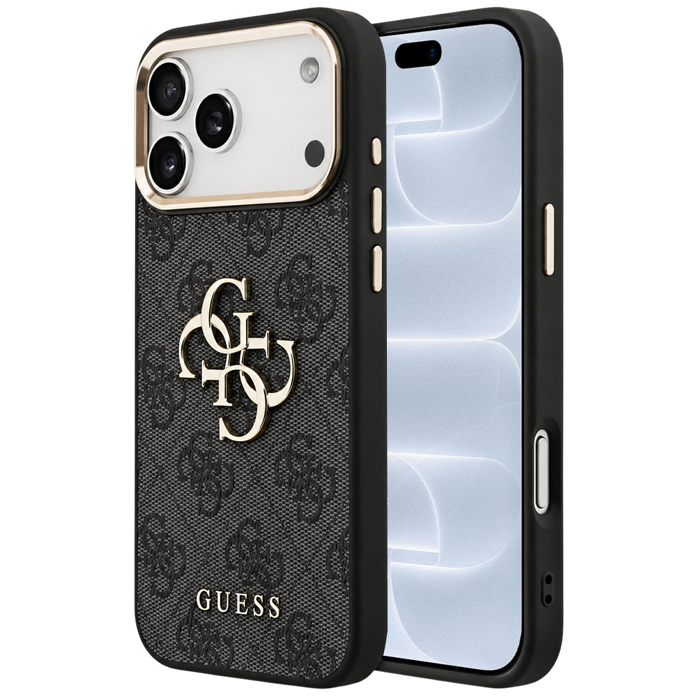Capa Guess Hardcase 4G Big Classic Logo - iPhone 17 Pro / 18 Pro - Preto