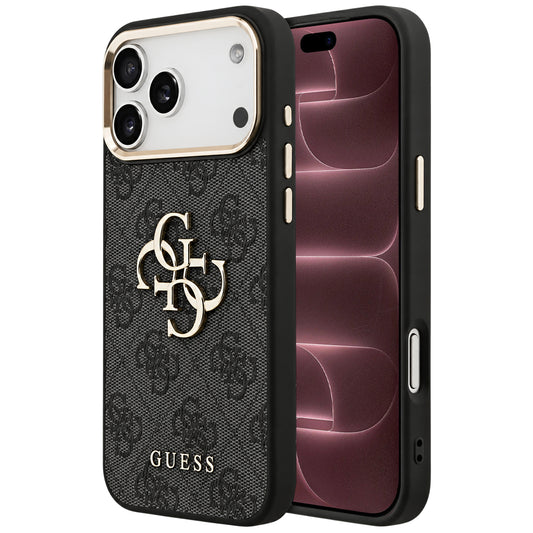 Capa Guess Hardcase 4G Big Classic Logo - iPhone 17 Pro Max / 18 Pro Max - Preto