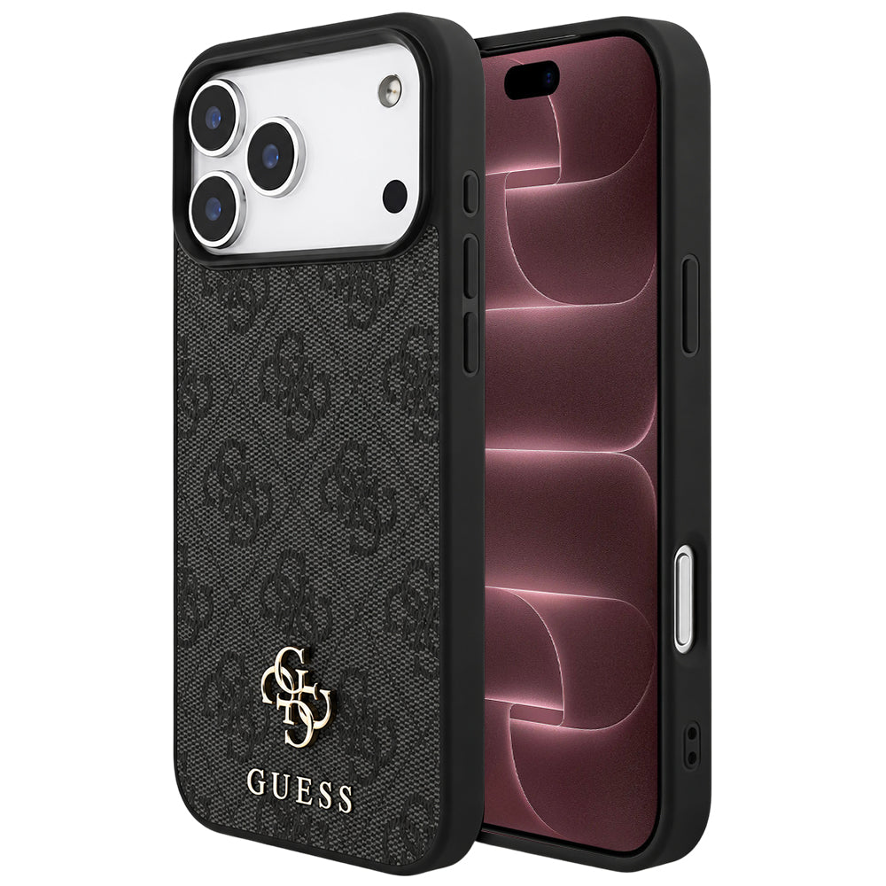 Capa Guess 4G Small and Classic Logo MagSafe - iPhone 17 Pro Max / 18 Pro Max - Preto