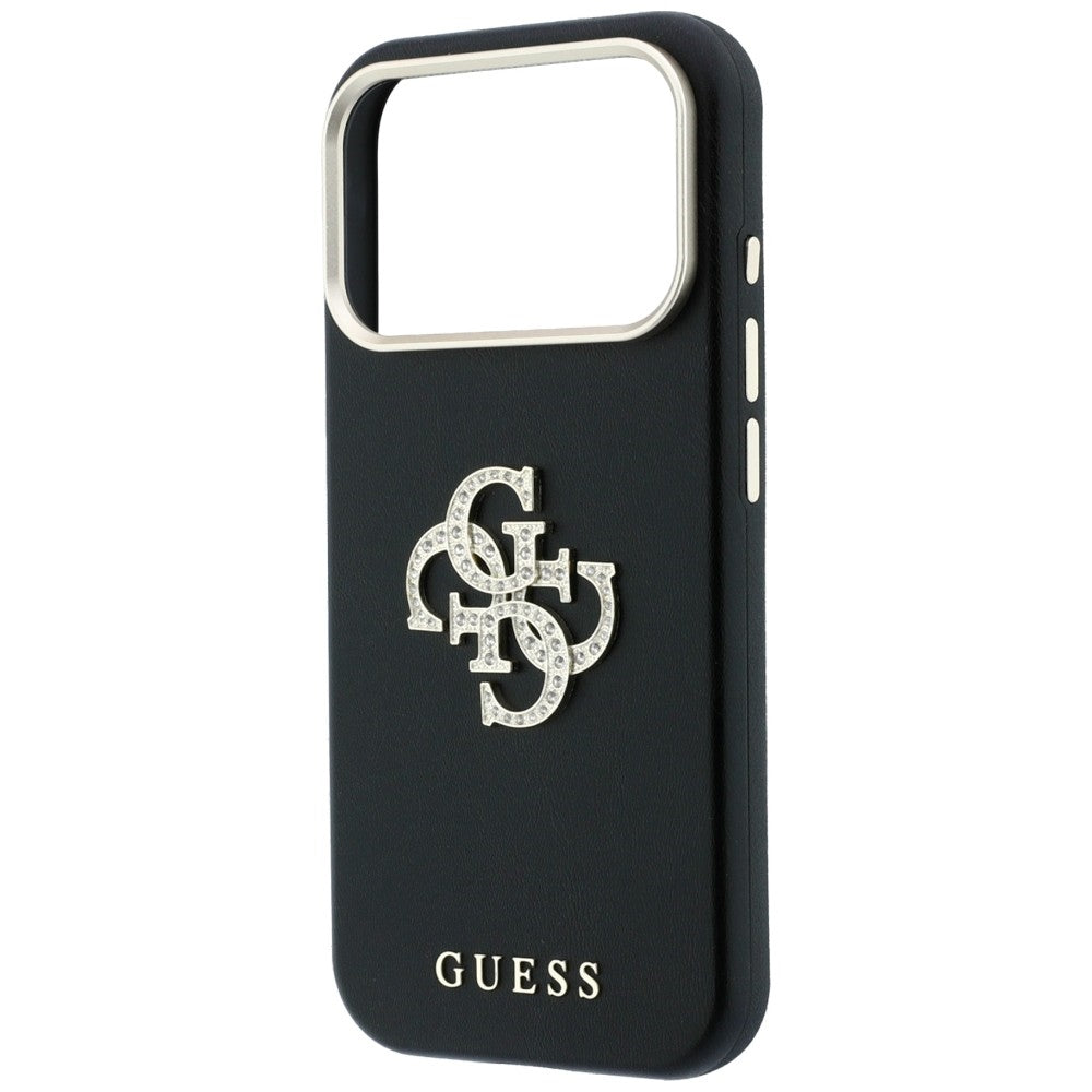 Capa Guess Smooth Big Strass Logo - iPhone 17 Pro / 18 Pro - Preto