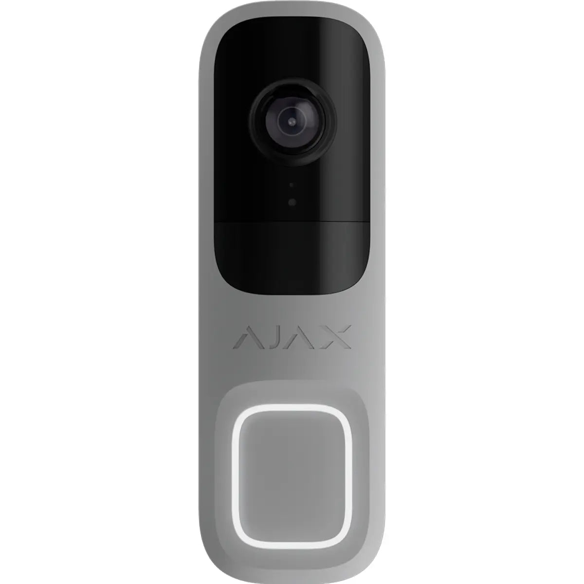 Ajax Doorbell 4-GRE - Videoporteiro inteligente WiFi 4MP 155º IR 6m IP54 - cinza