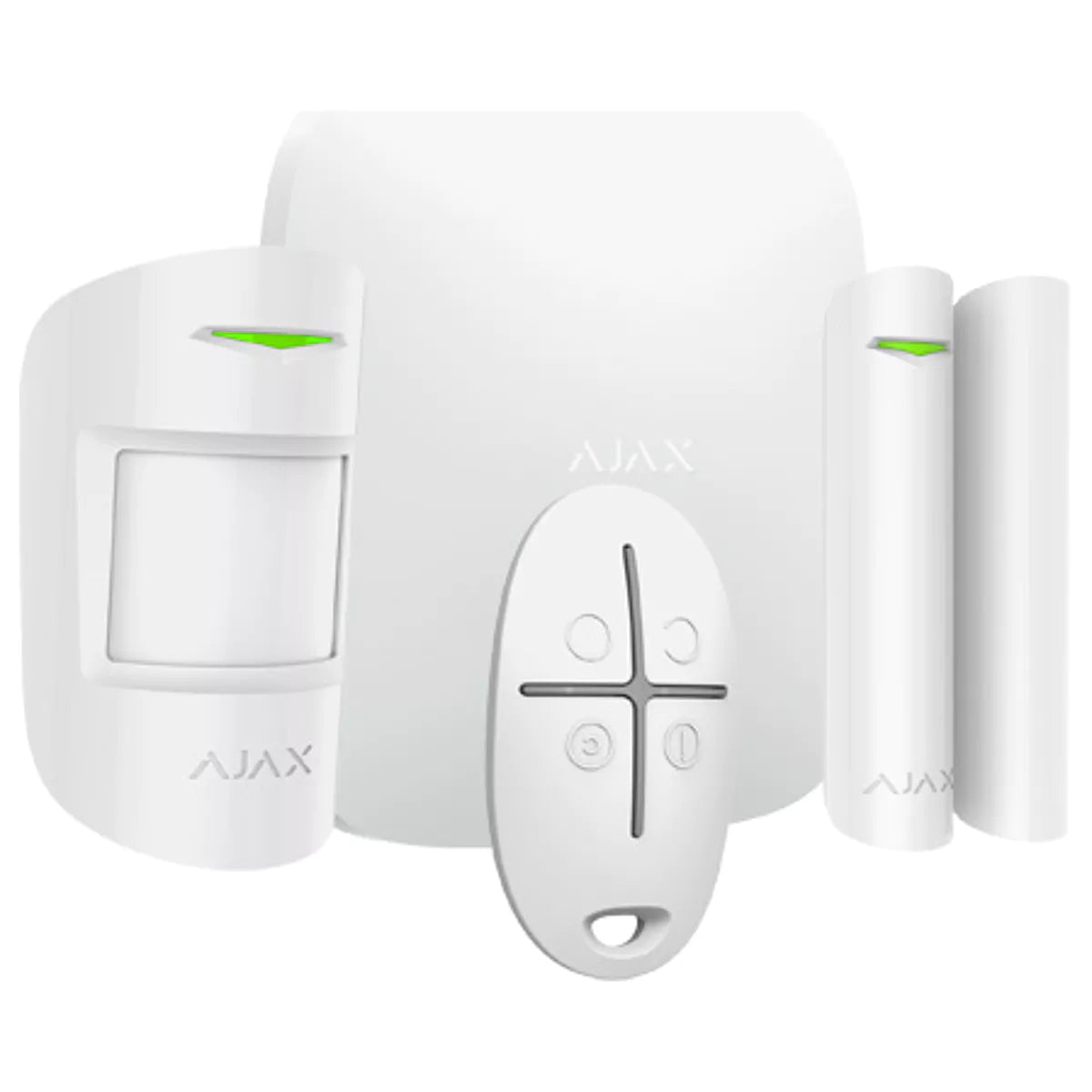 Ajax Hub KIT-W - Kit de alarme anti-intrusão profissional c/ comunicação sem fios