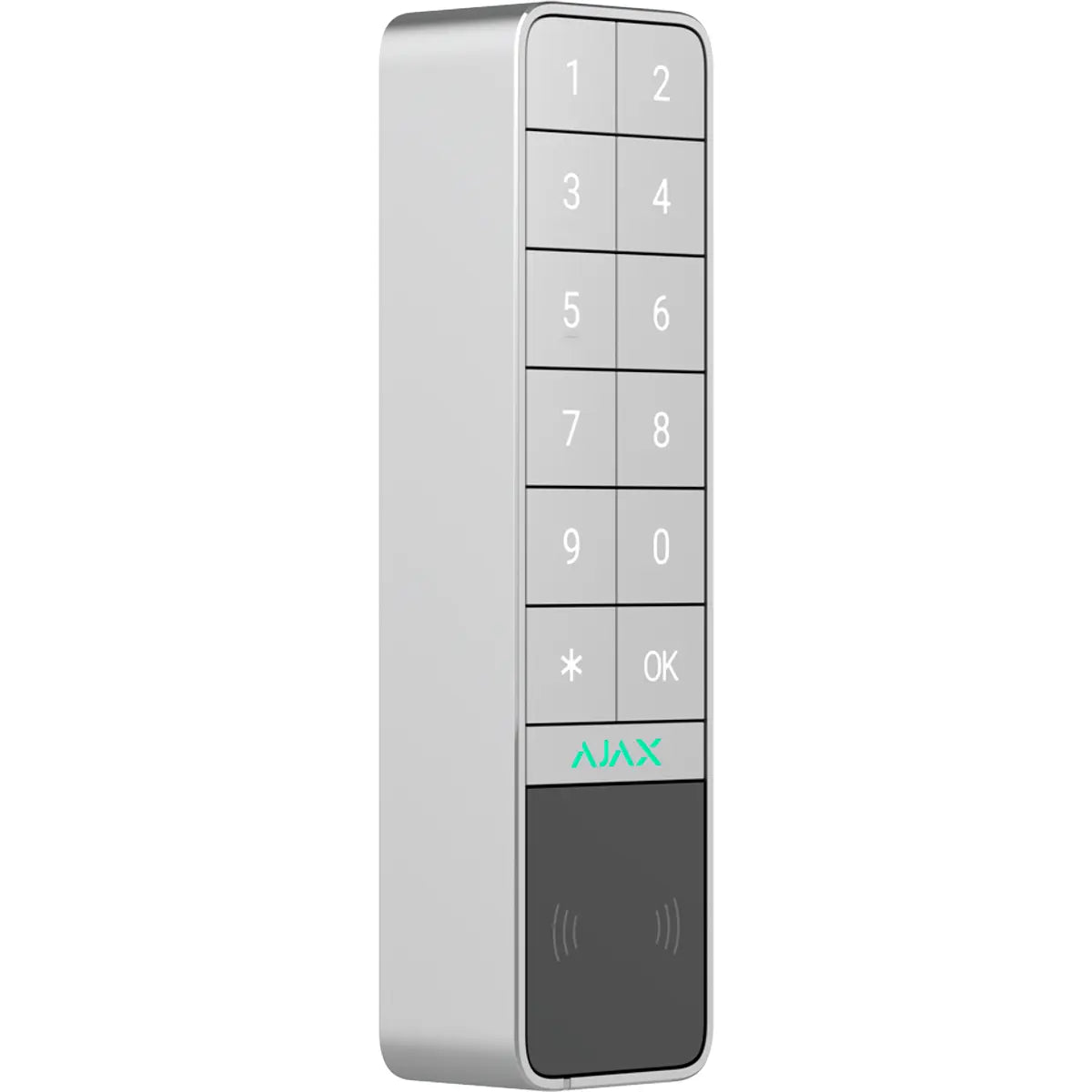 Leitor de controlo de acesso c/ PIN + RFID + Bluetooth + cartão Ajax - teclado retroiluminado - IP66 / IK08