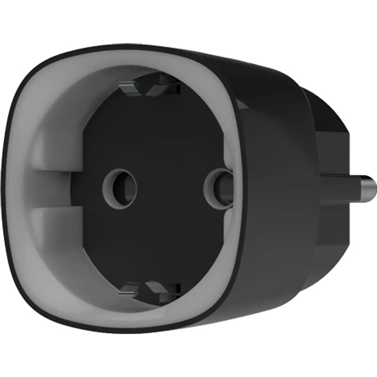 Tomada Wi-Fi Inteligente compacta c/ medidor de consumo e luz - preto