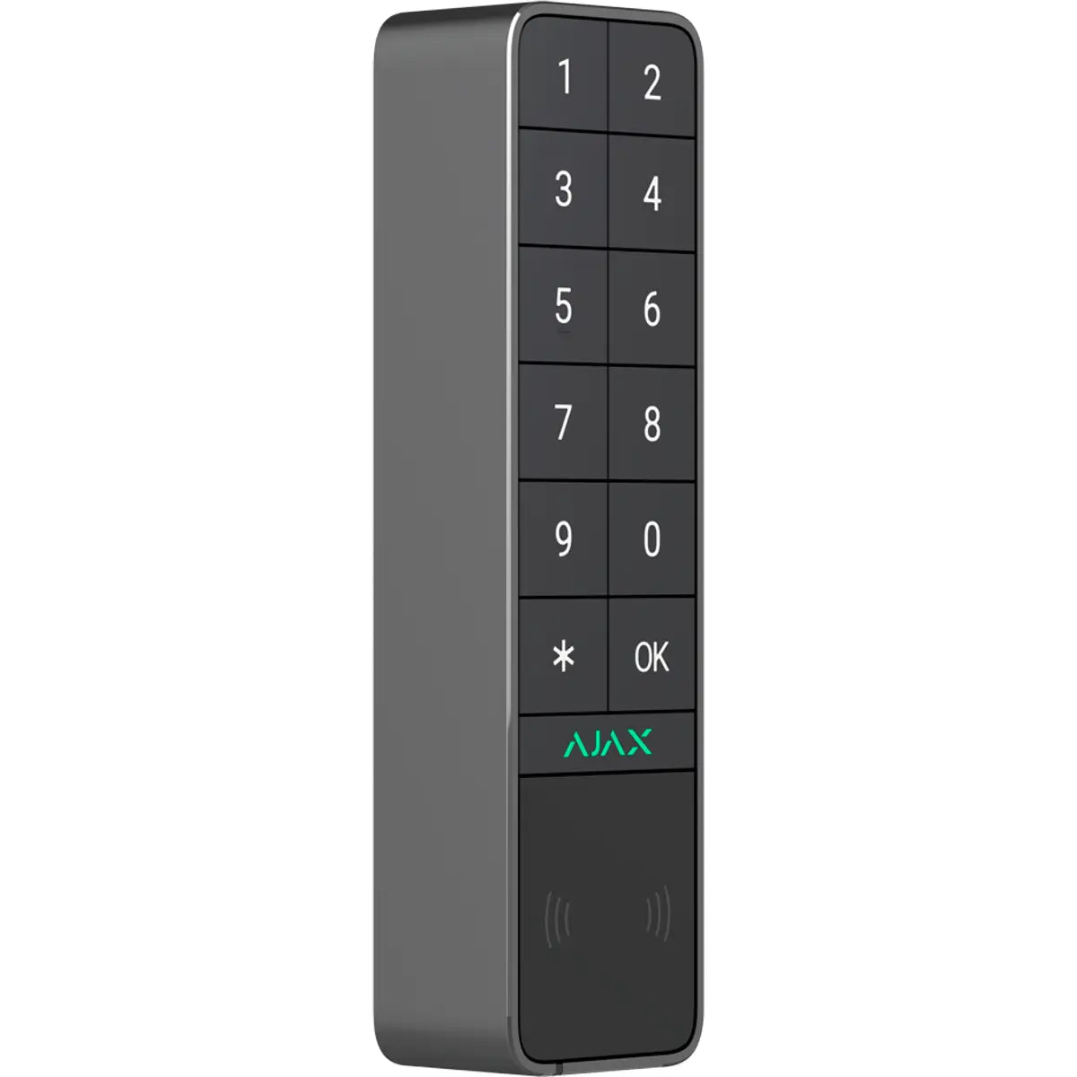 Leitor de controlo de acesso c/ PIN + RFID + Bluetooth + cartão Ajax - teclado retroiluminado - IP66