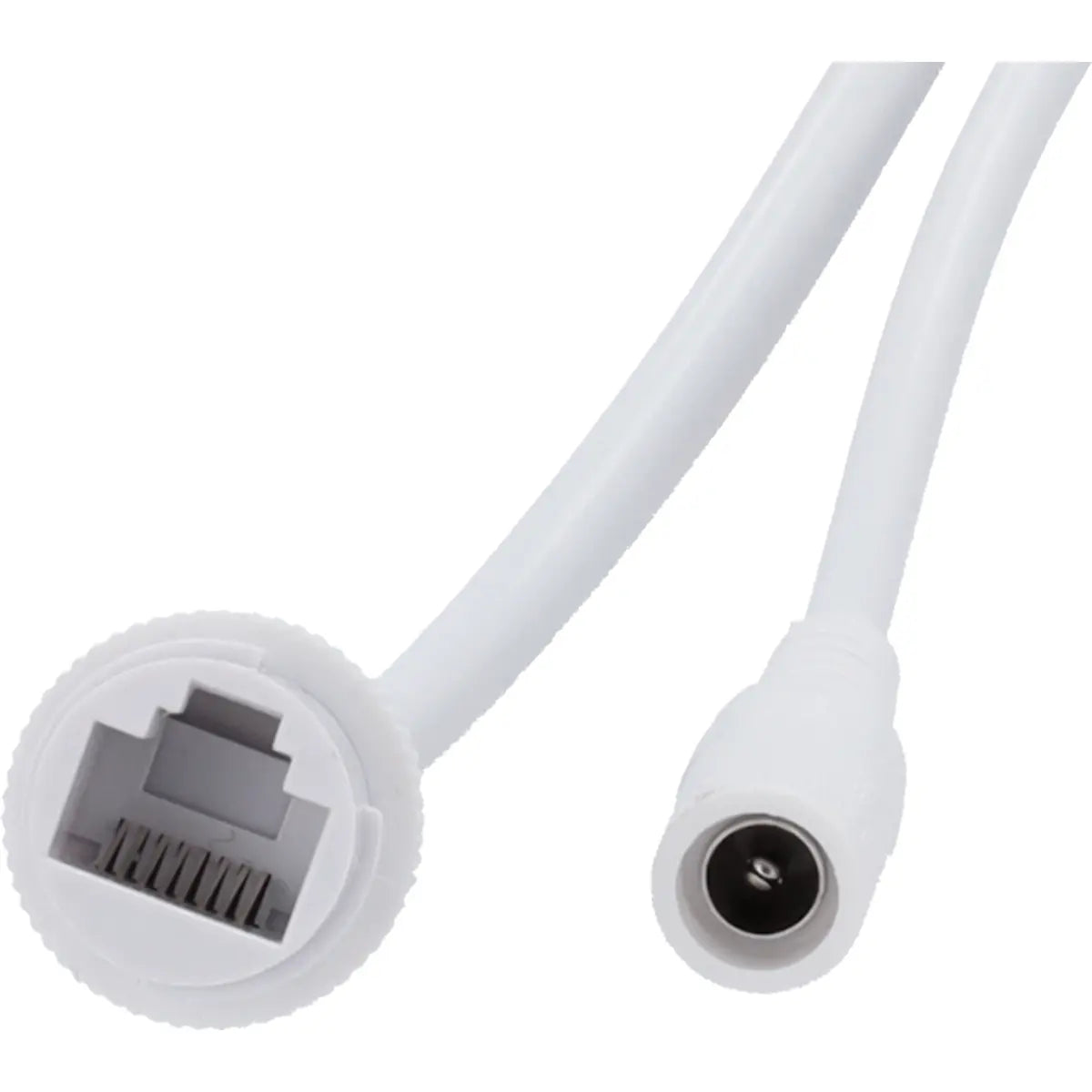 Câmara IP (Ethernet c/ PoE) Dome 5MP 2.8mm IR 35m - IP65 - Branca