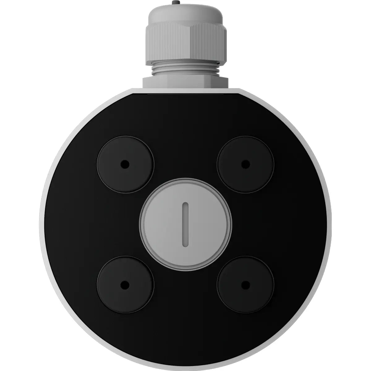 Caixa de montagem/conexões para câmaras IP da Ajax - Ø118×59mm - Branca