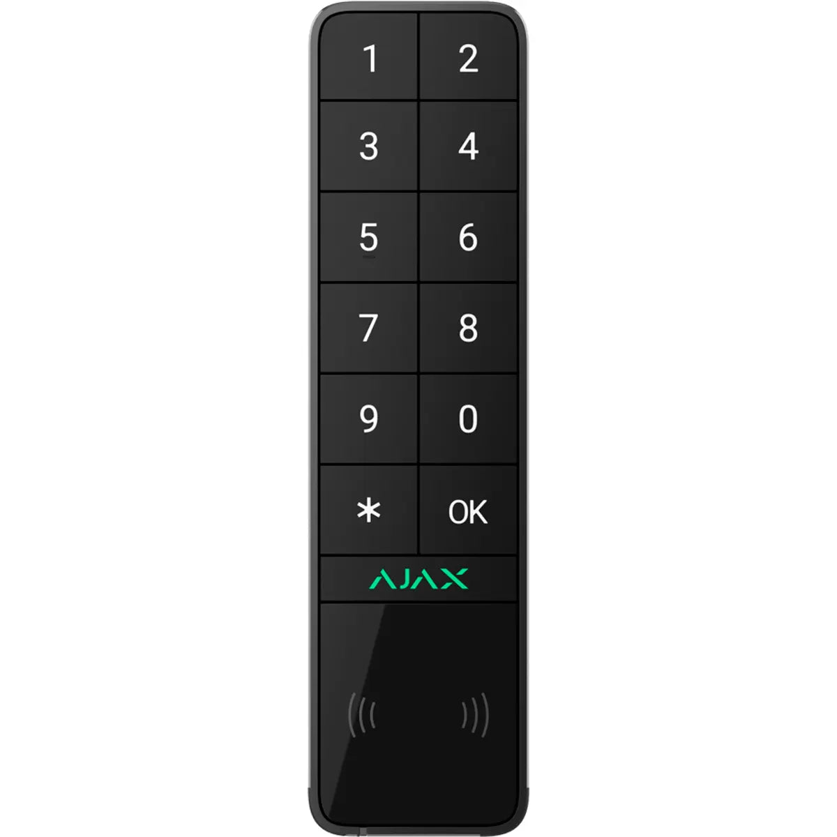 Leitor de controlo de acesso c/ PIN + RFID + Bluetooth + cartão Ajax - teclado retroiluminado - IP66 / IK08