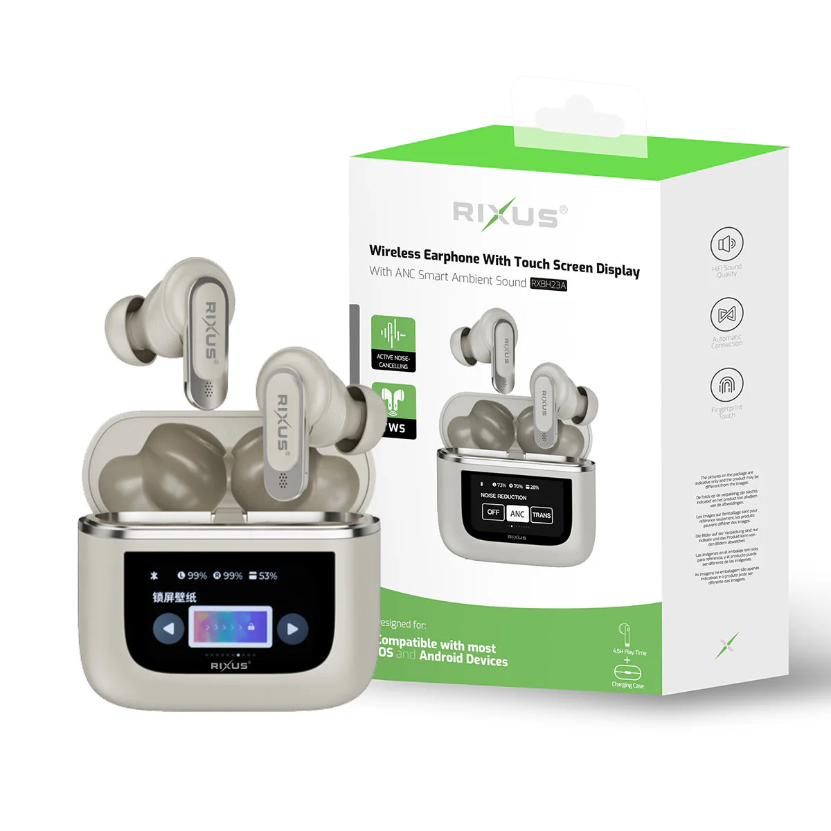 Auriculares sem Fio Rixus RXBH23A