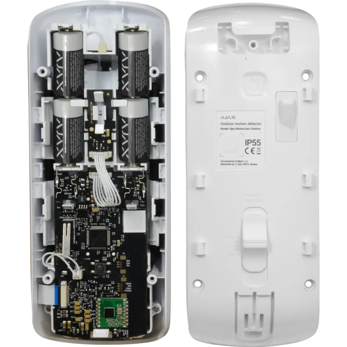Detetor de movimentos de exterior sem fios com petição de imagem