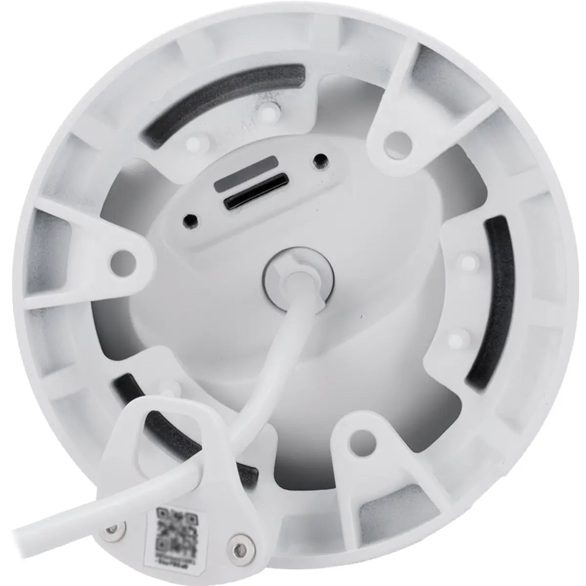 Câmara IP (Ethernet c/ PoE) Turret 5MP 2.8mm IR 35m - IP65 - Branca