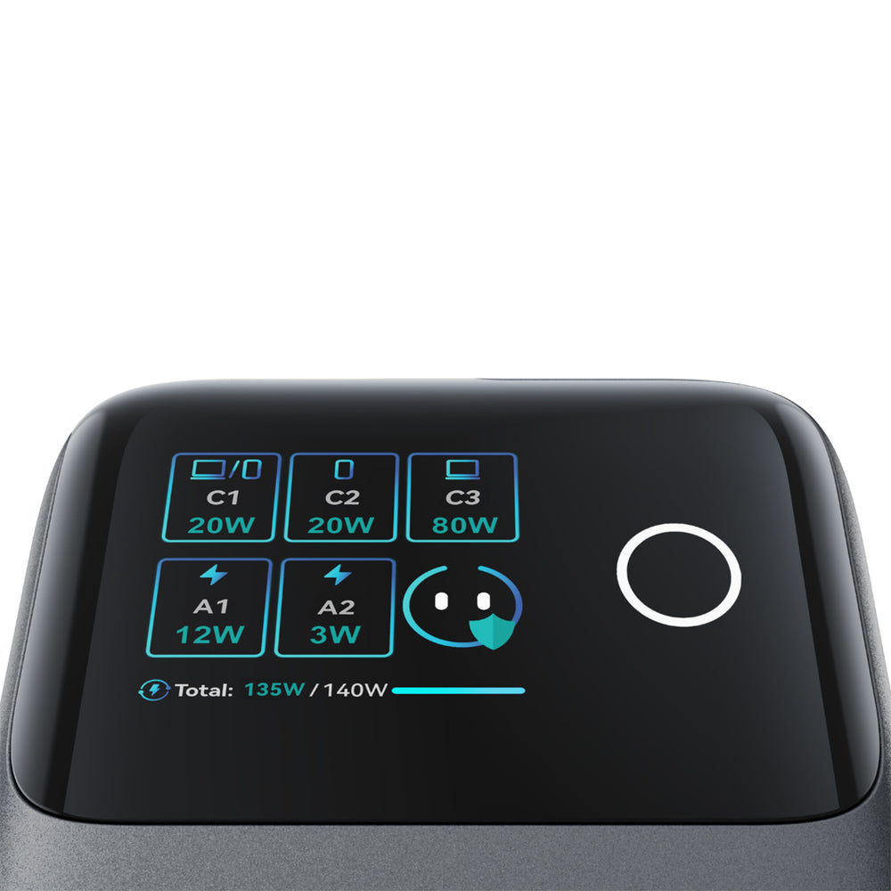 Joyroom Podix JR-TRD01 GaN de 140W Cinza