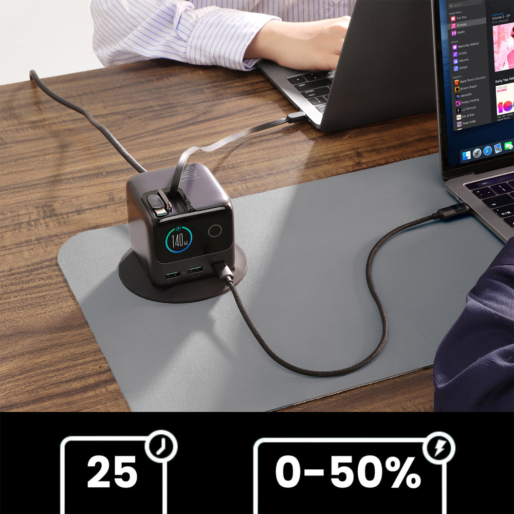 Joyroom Podix JR-TRD01 GaN de 140W Cinza