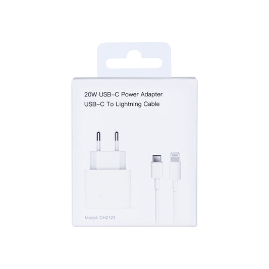 Carregador USB-C 20W com Cabo Lightning 1M